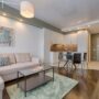 Clean and organized living room with smart storage solutions